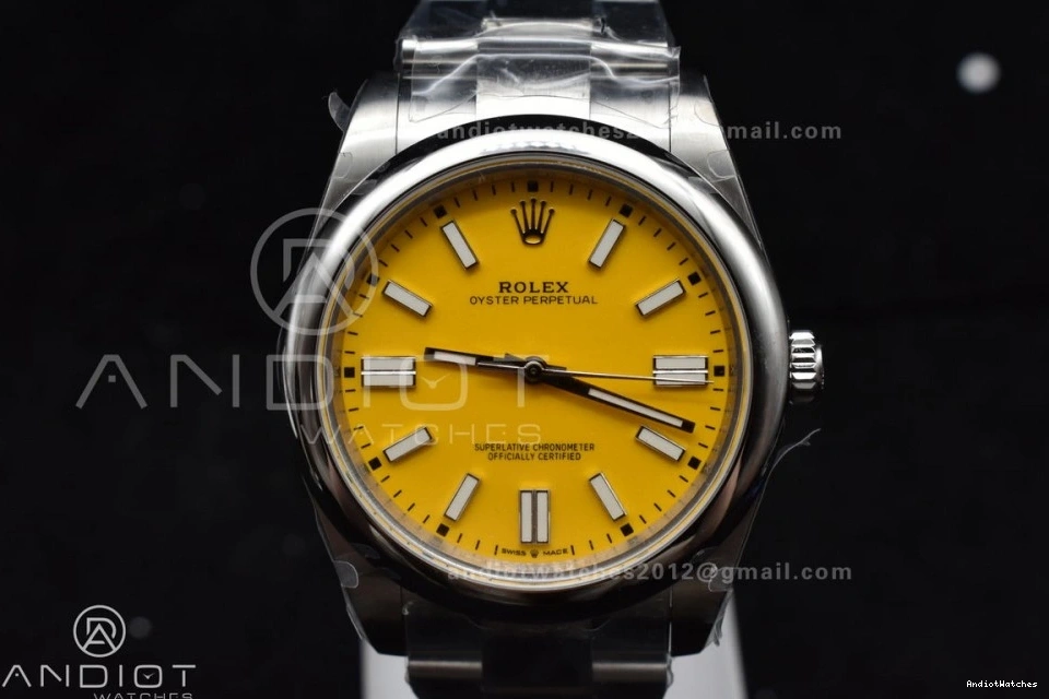Perpetual Edition A EasyMatch 1:1 Best Yellow DIWF Oyster 904L Steel Dial 952 41mm 124300 0215